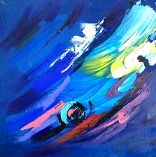 Abstraction Abstract Oil Painting Impressionist Dorothy Laz Impasto Texture