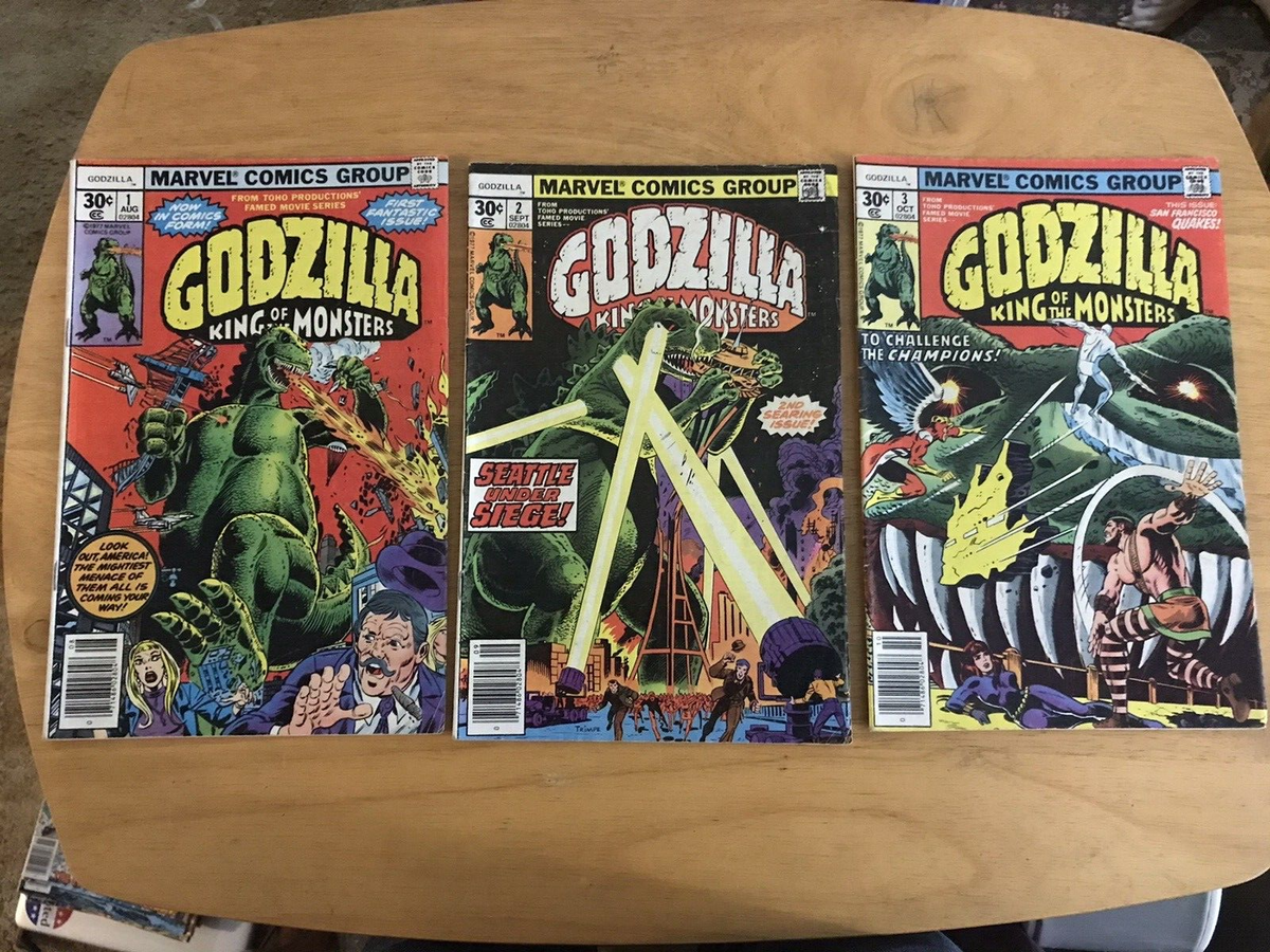Godzilla 1977-79 Marvel Comics 1-21,23 Fine Condition 1st Godzilla