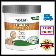 PADS Cleaning BEST Eye Dogs Remover Wipes Pack Of 100 Face Vets Natural Fast UK