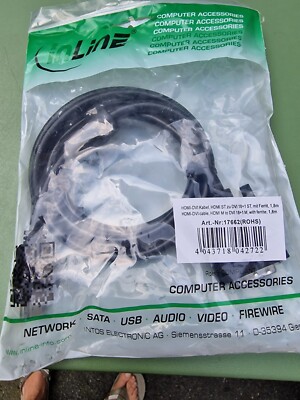 HDMI-DVI Kabel 18+1 Rohs