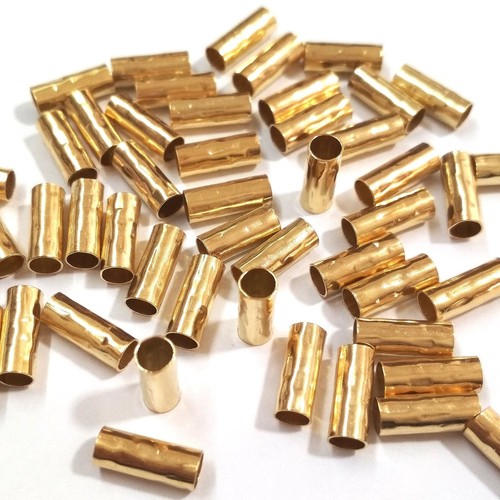 4x10 mm gehämmertes Zwischenring RÖHRE Perlen 925 Sterlingsilber oder 14kt Gold gefüllt POSTEN - Bild 10 von 12