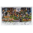 Pittsburgh Steelers Team of the Decade 70's Autographed Lithograph - JSA COA
