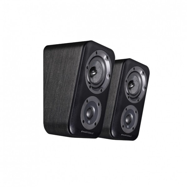 Wharfedale D300 3D Black Surround Speakers (Pair) for sale online