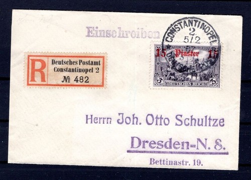 Turkey 1907 Signorile Ef Con 34 Su Minibriefchen (AA1657