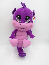 Plush Purple Dragon 18 Big toys sports EUC Fantasy