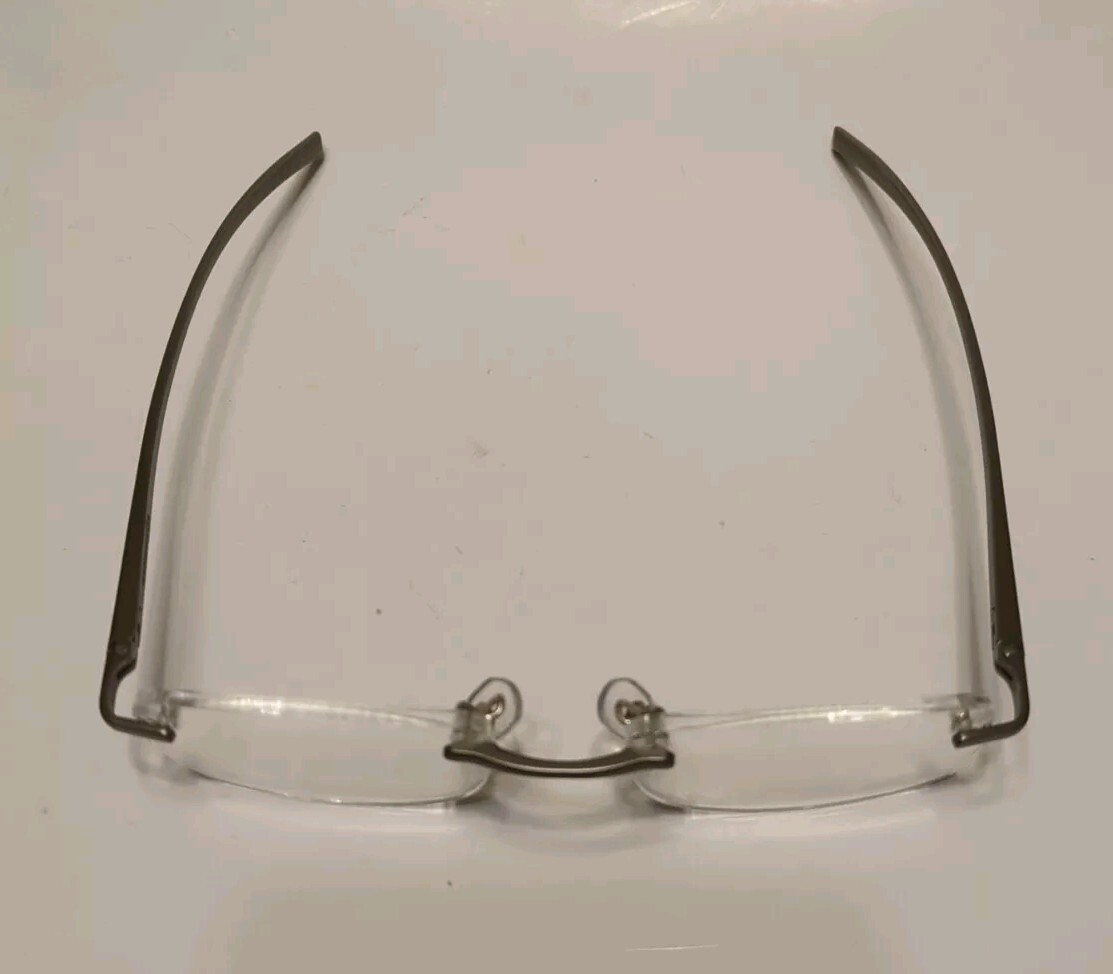 Magnivision  Eyeglass Frames Rectangular Rimless - image 2