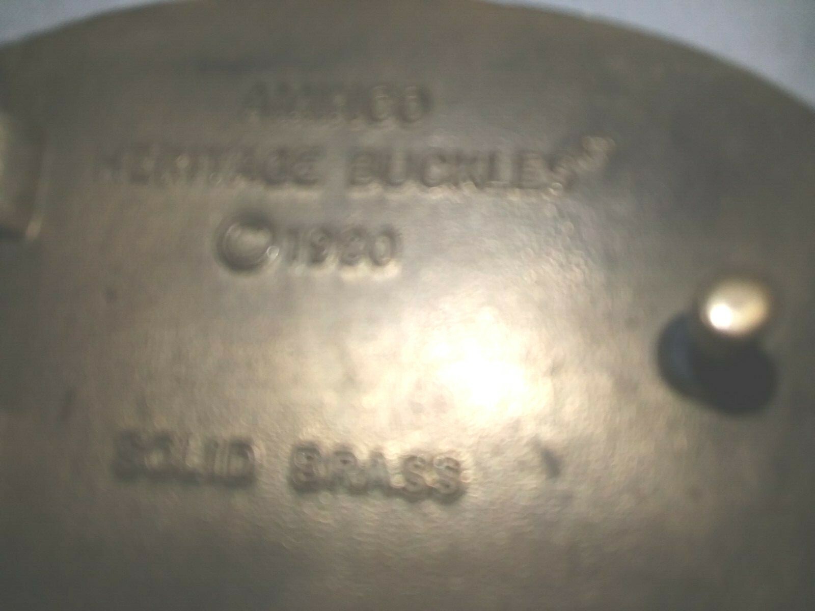 1980 Vintage Fire Department Aminco Heritage Buckles,… Gem