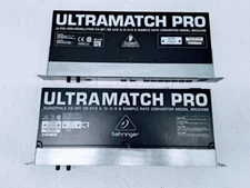 Lot of 2 Behringer ULTRAMATCH PRO SRC2496 Audiophile 24-Bit/96 kHz A/D-D/A