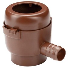 GARANTIA Füllautomat Mini DN 50-60, braun seitlicher Abgang D: 25 mm