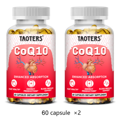 coq10 Coenzyme 400mg Heart Health Support, increase energy 60caps*2 bottles