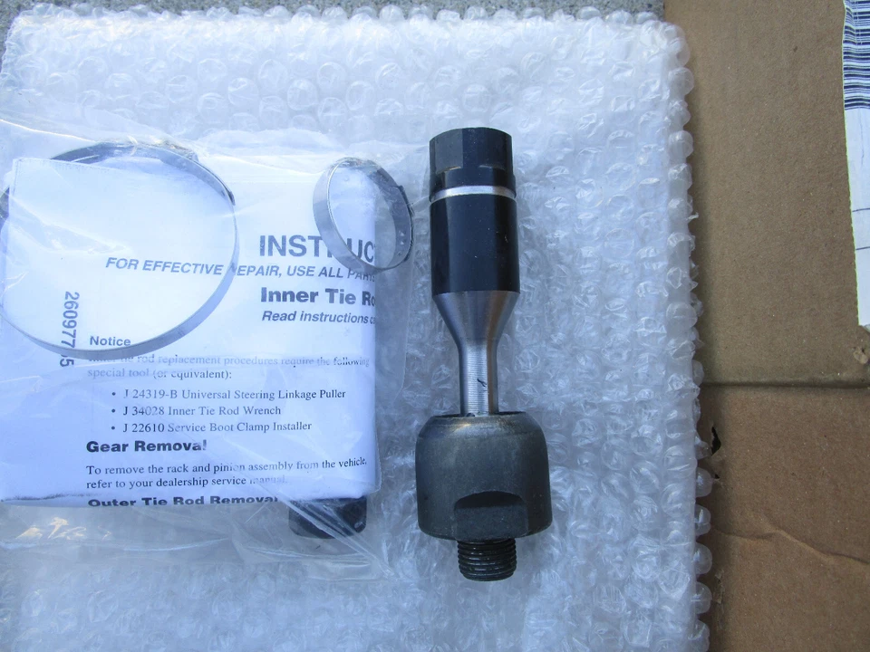 02 - 09 GM CHEVY KIT DE ENLACE DE DIRECCIÓN INTERIOR CANTIDAD 1 OEM NUEVO P/N 26100288 Foto 3 de 4