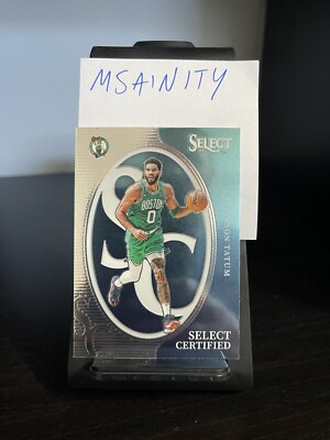 2023-2024 Panini Select Jason Tatum Select Certified Silver Holo No.6 Celtics 