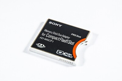 Sony Memory Stick Duo Adapter for CompactFlash CF Slot AD-MSCF1