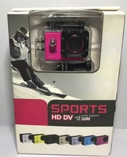 Sports HD DV 1.5" LCD Screen - PINK Camcorder Underwater 30m 4X Zoom