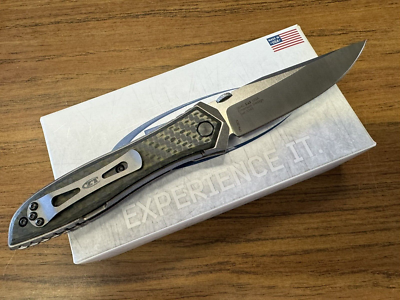 Zero Tolerance Emerson ZT 0640 CPM-20CV Blade Machined Titanium