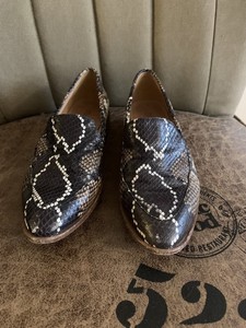 madewell snakeskin loafers