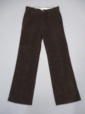 Vtg Levis Wildfire Sportswear Mens Corduroy Pants Sz 32x32 Brown Bell Bottom