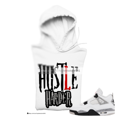 Hoodie To Match Air Jordan 4 White Cement | eBay