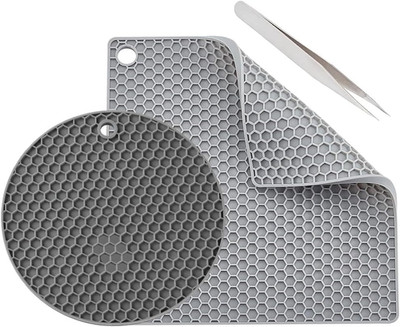 2 Styles Silicone Doming Mats round Square Resin Doming Mats Heat Resistant Synt