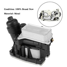 11428507697 Engine Oil Cooler Filter Para BMW 1 3 4 5 SERIES X1 X3 X5