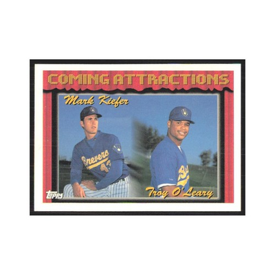 #ad 1994 Topps Mark Kiefer Troy O#x27;Leary Brewers #770 $2.99