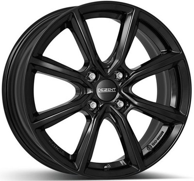 4x Alufelgen DEZENT TN black für OPEL Corsa-F U 16 Zoll Felgen