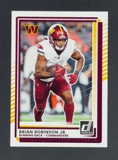 2025 Donruss Football NFL Base Cards #30 Brian Robinson Commanders