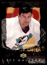 1994-95 UPPER DECK ICE GALLERY GARRY VALK ANAHEIM MIGHTY DUCKS #IG12