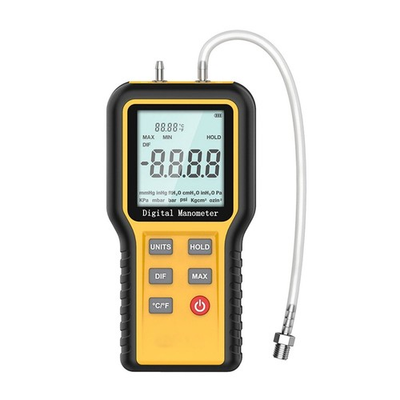 #ad Digital Manometer LCD Dual Port HVAC Differential Gauge Air Gas Pressure Tester $37.19
