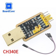 CH340E USB to TTL Serial Module, 3.3V/5V UART Converter, CH340 Chip