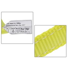 4 FEET 2200 lbs Lifting Straps Eye to Eye Webbing strap Tow Rope