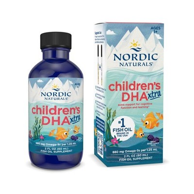 Nordic Naturals Children s DHA Xtra, Berry Punch - 2 oz 2 Fl Oz (Pack of 1)