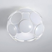 Weiß Moderne Deckenlampe Deckenleuchte 1X26W/E27 31X24 [Cm]