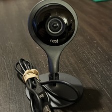 Google Nest Cam Indoor Security Camera A0005 1st Gen Tested Wired Pre-owned