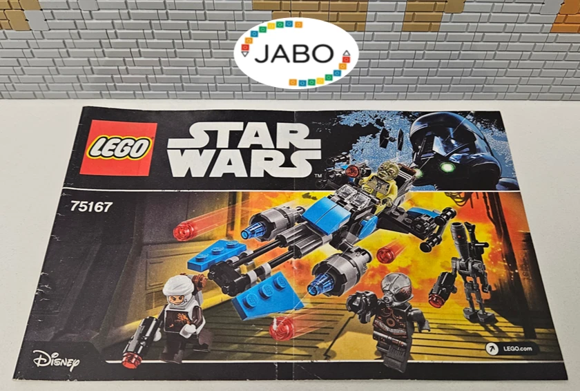( OK O9/8 ) Lego Star Wars Bauanleitung 75167 Bounty Hunter Speeder Bike - Bild 1 von 1