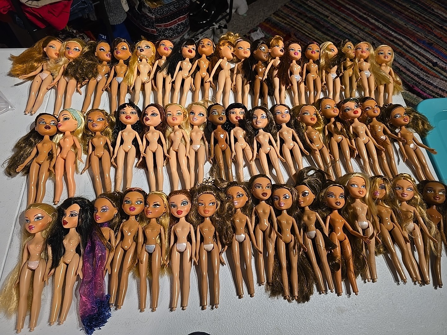 Lot Of 51 MGA Bratz Dolls Vintage Nude Doll Cloe Yasmin Jade US SHIPPING ONLY