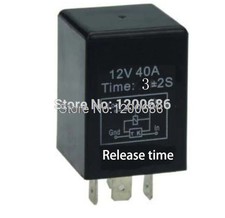 12V Automotive Time Delay Relay 30A Auto Off Switch Module 5S 10S 1-5Min Timer