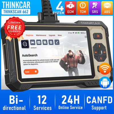 ThinkScan 662 KFZ Diagnosegerät 12 Reset Auslesegerät Scanner ECM TCM SRS ABS/DE