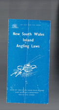 MEMORABILIA ,FISHING , NSW INLAND ANGLING LAWS BOOKLET , 1965