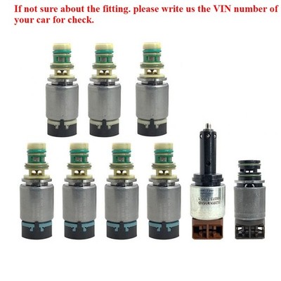 9Pcs 845RE Kit Transmission Solenoid For Dodge Charger Jeep Grand Cherokee Ram*