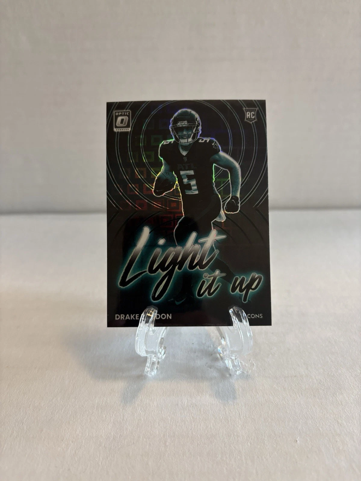 Drake London Panini Donruss Optic Light It Up #LU14 Black Pandora