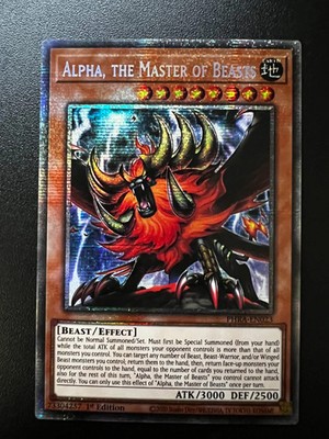 Alpha, der Meister der Bestien PHRA-DE023 Starlight Rare 1. Auflage NM Yugioh