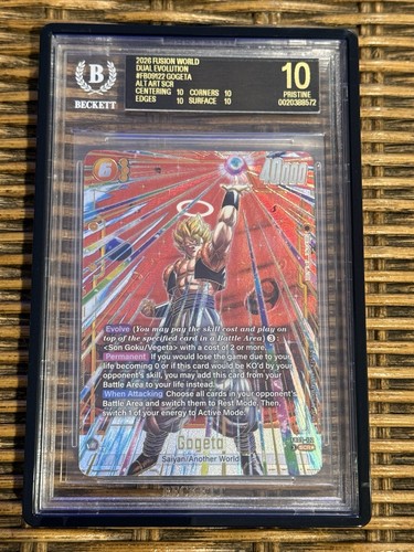 Dragon Ball Super 2026 Dual Evolution Gogeta Alt Art SCR BGS 10 Black Label