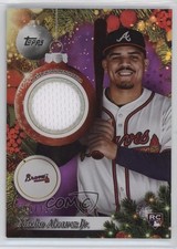 2025 Topps Holiday Relics Purple Metallic /199 Nacho Alvarez Jr #PR-NAL 19n6