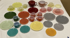 Vintage Hazel Atlas Moderntone Little Hostess Party Sets 35 pc with Original Box