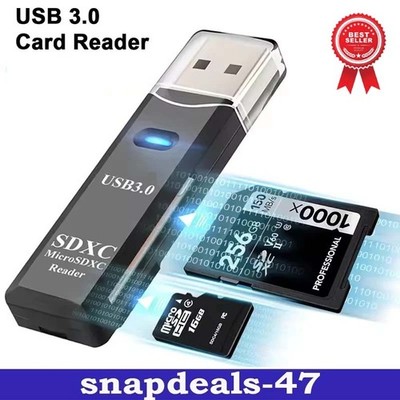 2 in 1 TF SD Kartenleser USB 3.0 Micro SD Karte auf USB Adapter Smart Card Reader