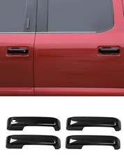 4pcs Car Exterior Door Handle Covers Decor Trim Compatible 4Pcs Carbon fiber
