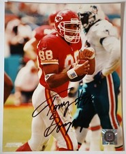Tony Gonzalez Autographed Kansas City Chiefs NFL Football Photo Signed Auto COA