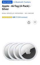 2x 4pack Apple AirTag MX542AM/A iPhone Air Tag A2187 BRAND NEW