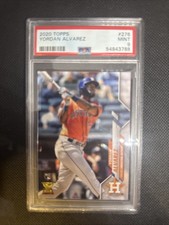 Yordan Alvarez RC Topps Update PSA 9